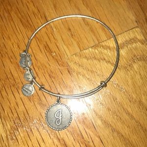 Alex and Ani bracelet with “J” charm
